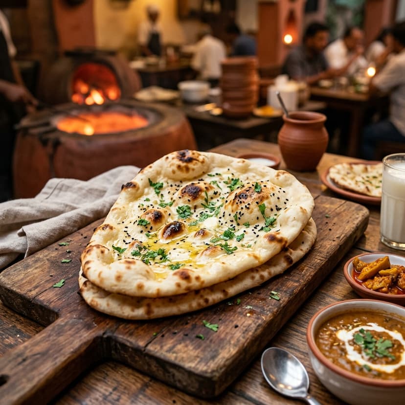 Naan — made with Annapurna Maida